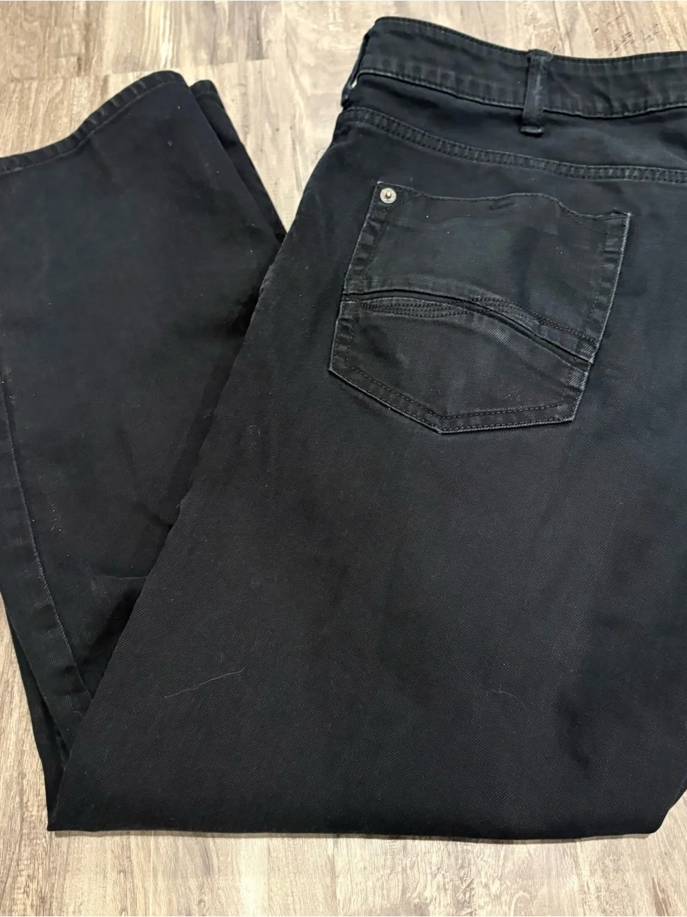 Lee Modern Series Black Straight Leg Mens Denim Jeans SZ 36x30
